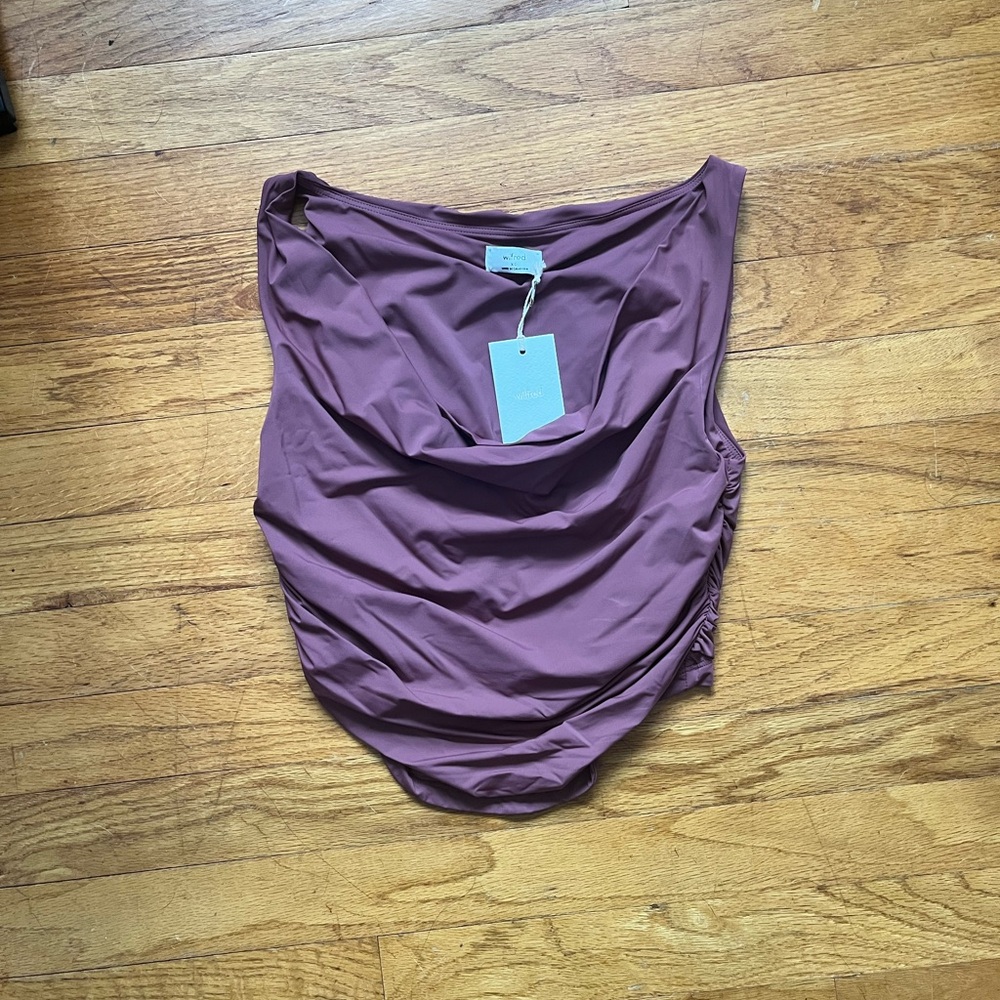 Dust Pink Crop Tanks Top